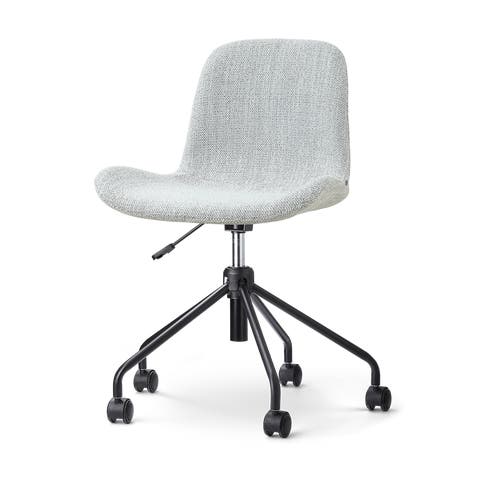 Nout-Fé bureaustoel grijs melange - zwart onderstel