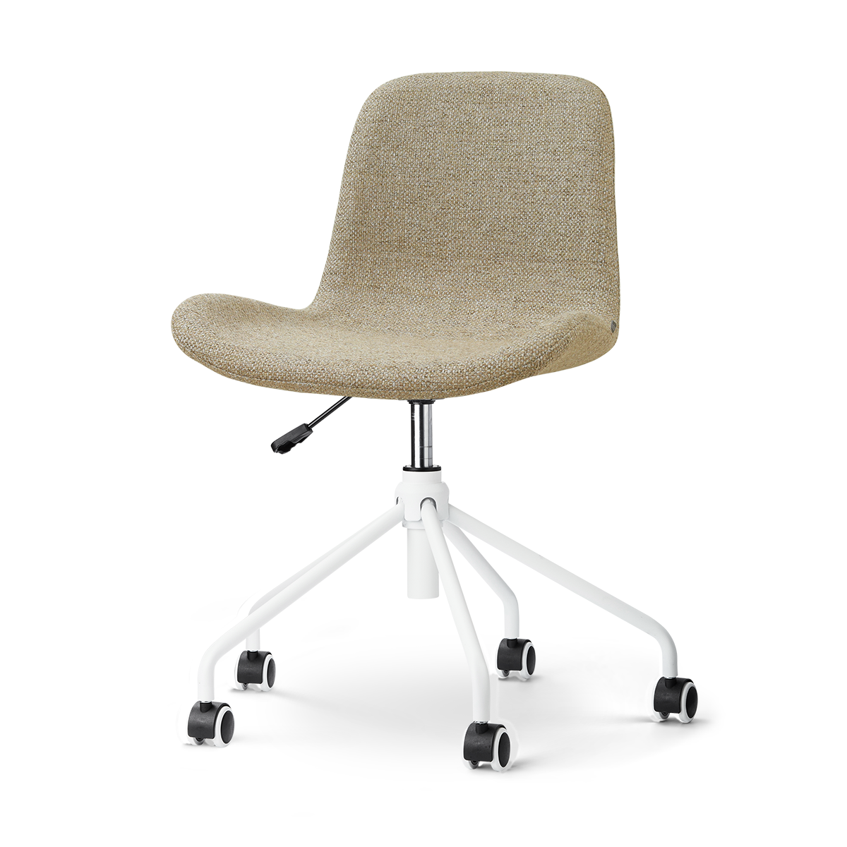 Nolon Nout-Fé bureaustoel taupe melange - wit onderstel