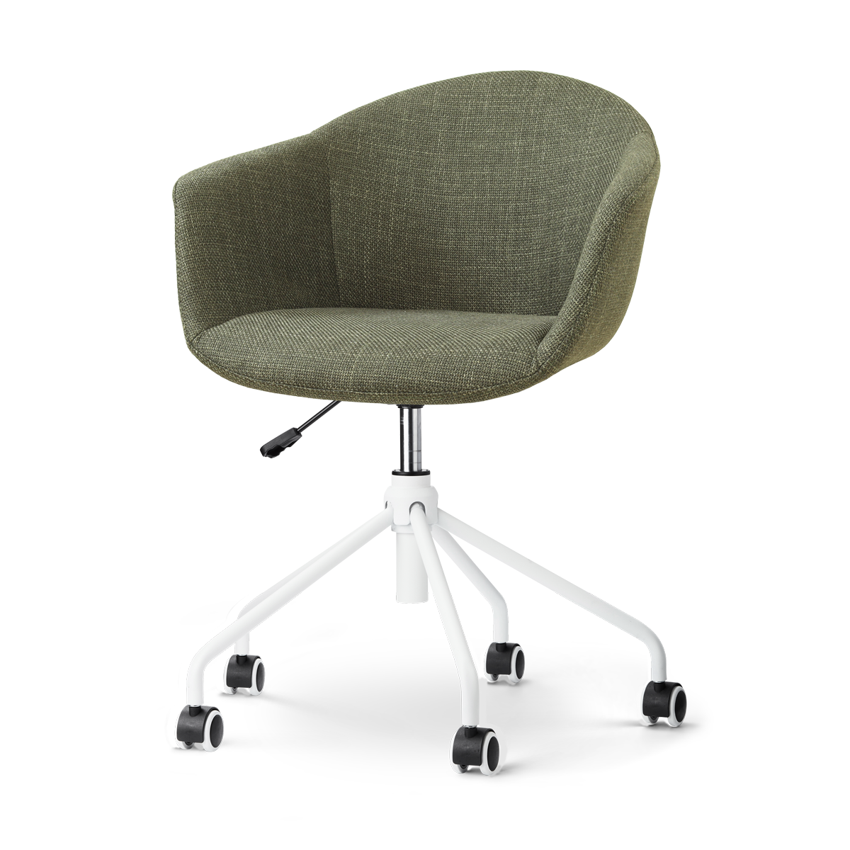 Nolon Nout-Otis bureaustoel forestgroen - wit onderstel
