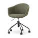 Nout-Otis bureaustoel forestgroen - zwart onderstel