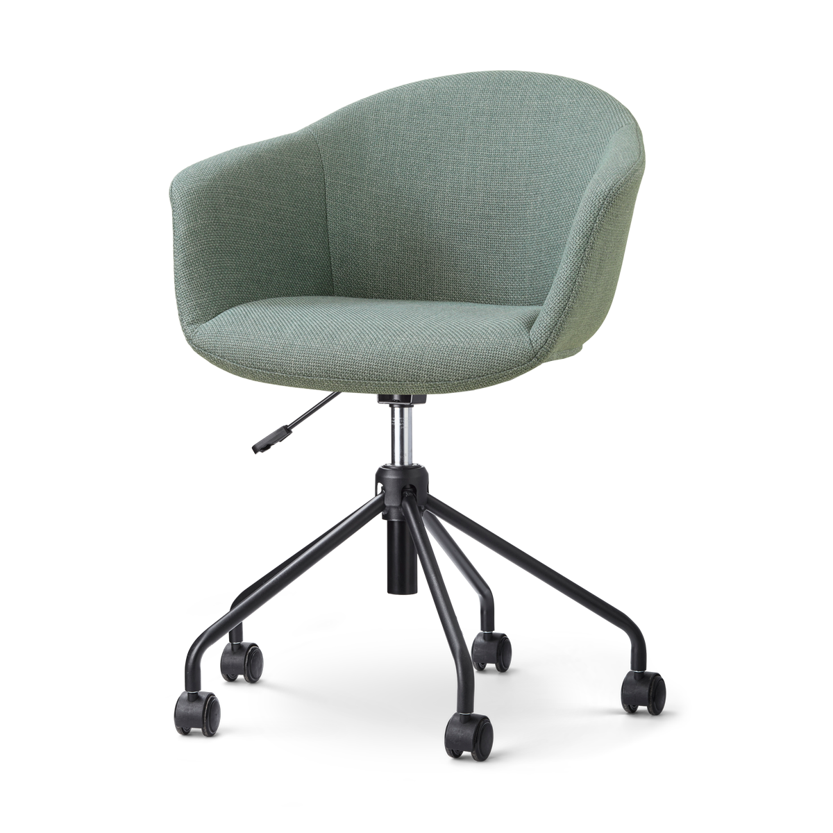 Nolon Nout-Otis bureaustoel saliegroen - zwart onderstel