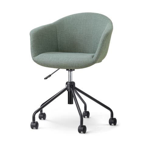 Nout-Otis bureaustoel saliegroen - zwart onderstel