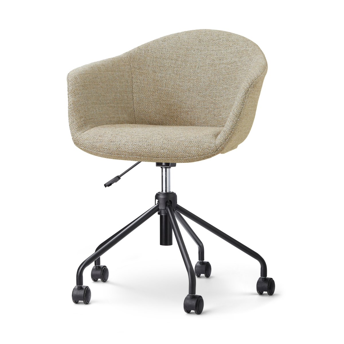 Nolon Nout-Otis bureaustoel taupe melange - zwart onderstel