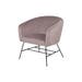 Lissy velvet fauteuil roze
