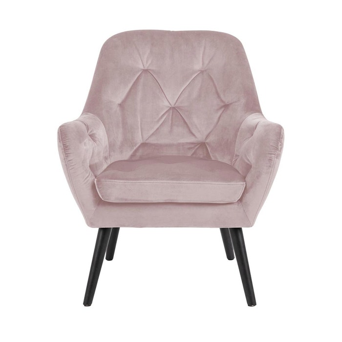 Arian fauteuil velvet oud roze - fluwelen - velvet - loungestoel