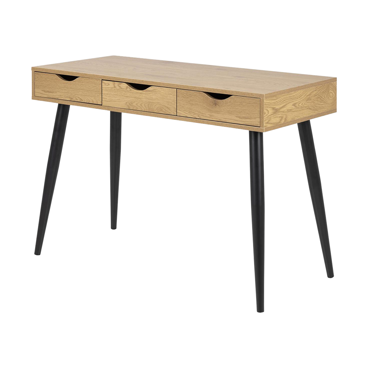houten bureau - met lades 110 x 50 cm | Gewoonstijl