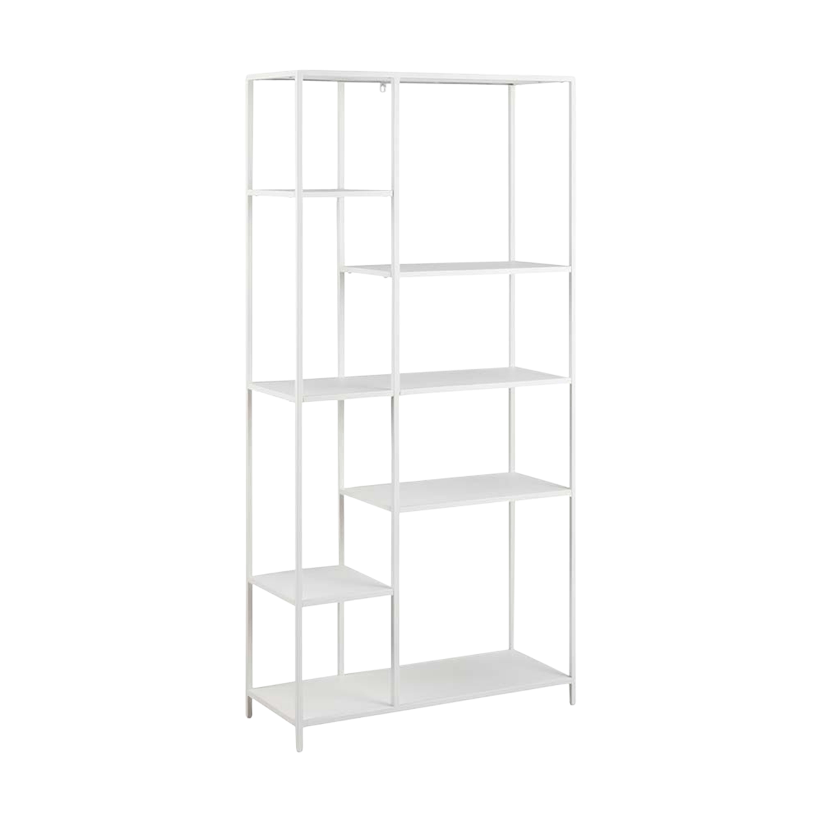 Roy metalen boekenkast wit - 79 x 165 cm