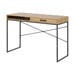 Vic houten bureau naturel - met opbergvak - 110 x 45 cm