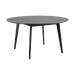 Jade houten eettafel zwart - Ø 140 cm