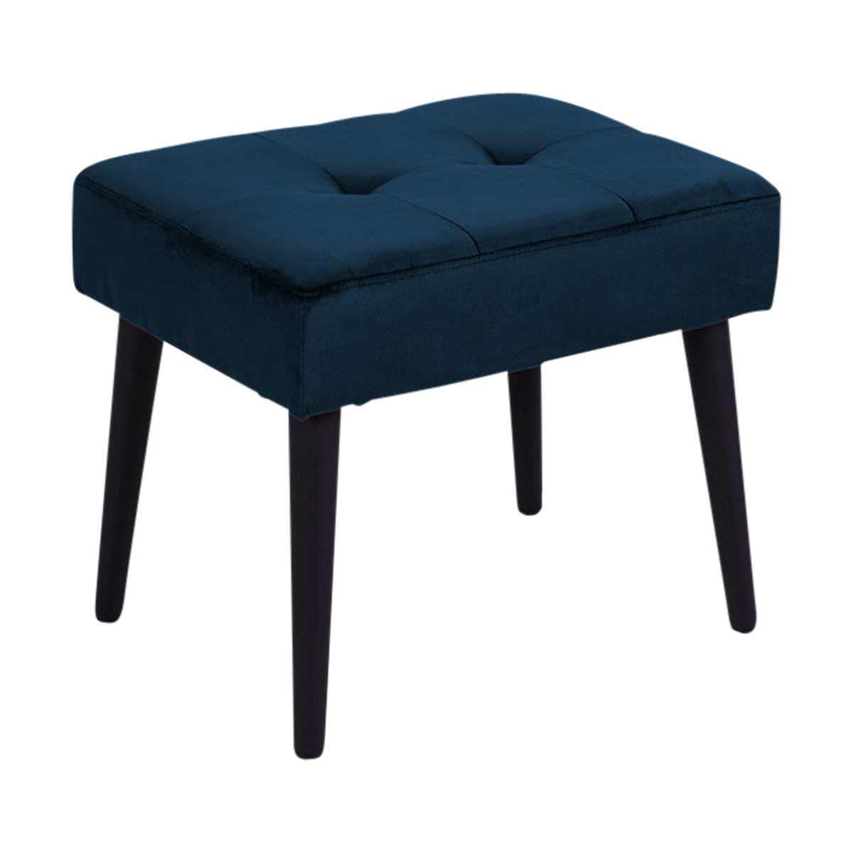 Danique velvet krukje donkerblauw - 50 x 38 cm