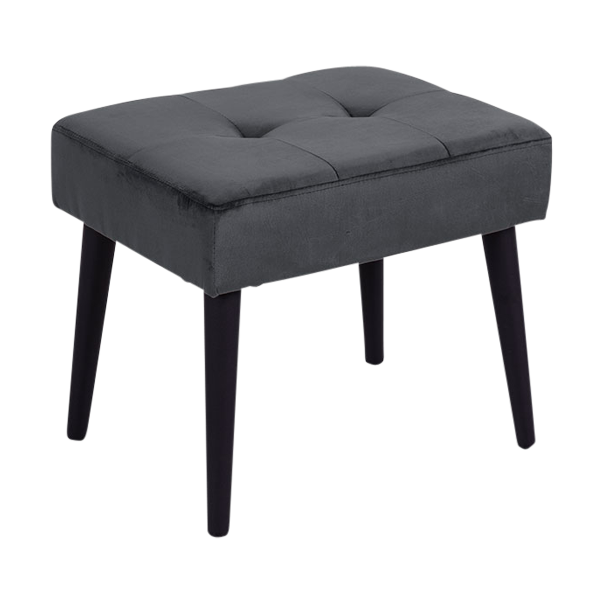 Danique velvet krukje donkergrijs - 50 x 38 cm