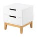 Jorn houten nachtkastje wit