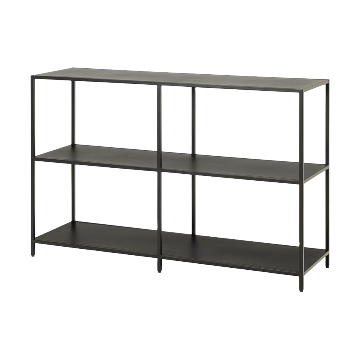 Roy metalen sidetable zwart - 120 x 35 cm