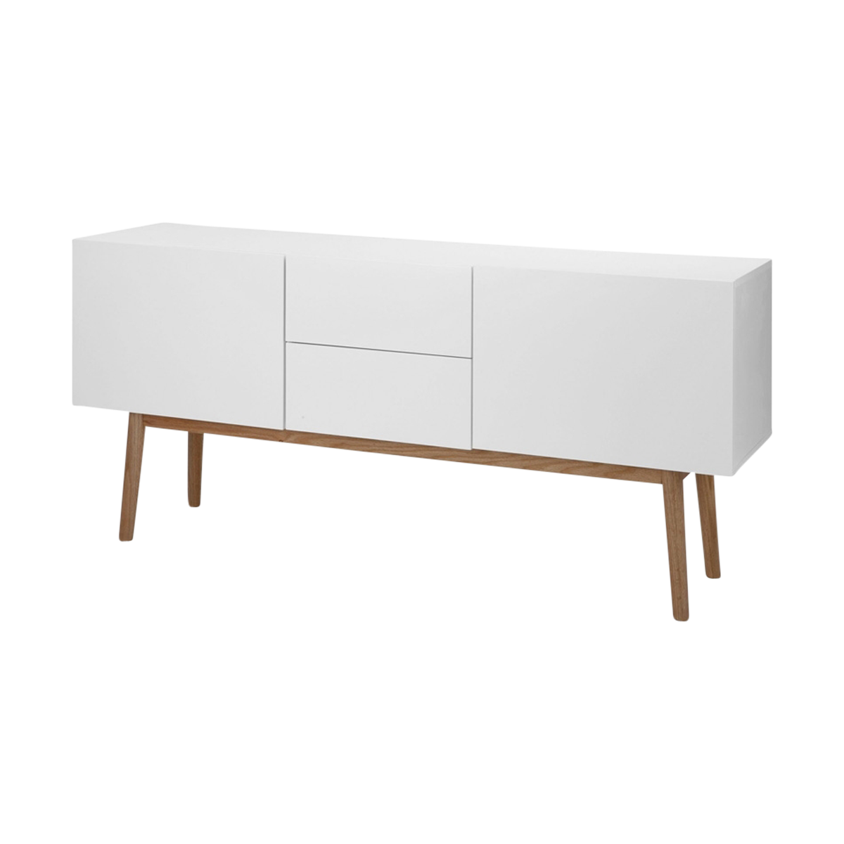Roos houten dressoir wit - 150 x 40 cm