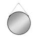 Sarah ronde wandspiegel zwart - Ø 60 cm
