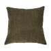 Sofie ribstof sierkussen groen - 45 x 45 cm