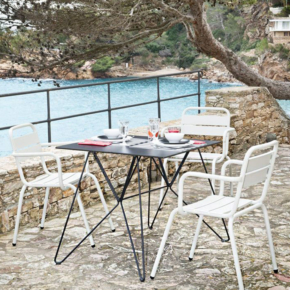 Barceloneta stoel met armleuning 