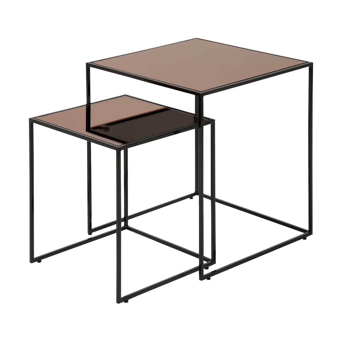 Nina bijzettafel brons - set van 2