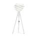 Carmina Medium vloerlamp white - met vloer tripod zwart - Ø 48 cm