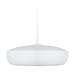 Clava Dine hanglamp matt white - met koordset wit - Ø 43 cm