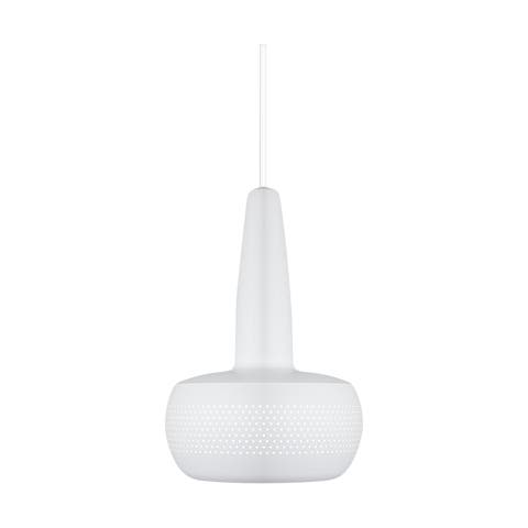 Clava hanglamp matt white - met koordset wit - Ø 21,5 cm
