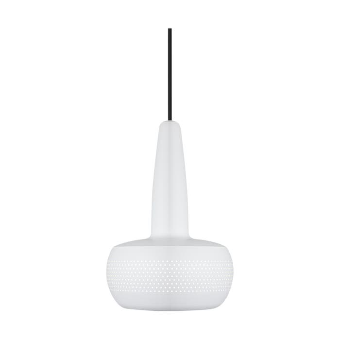 Clava hanglamp matt white - met koordset zwart - Ø 21,5 cm