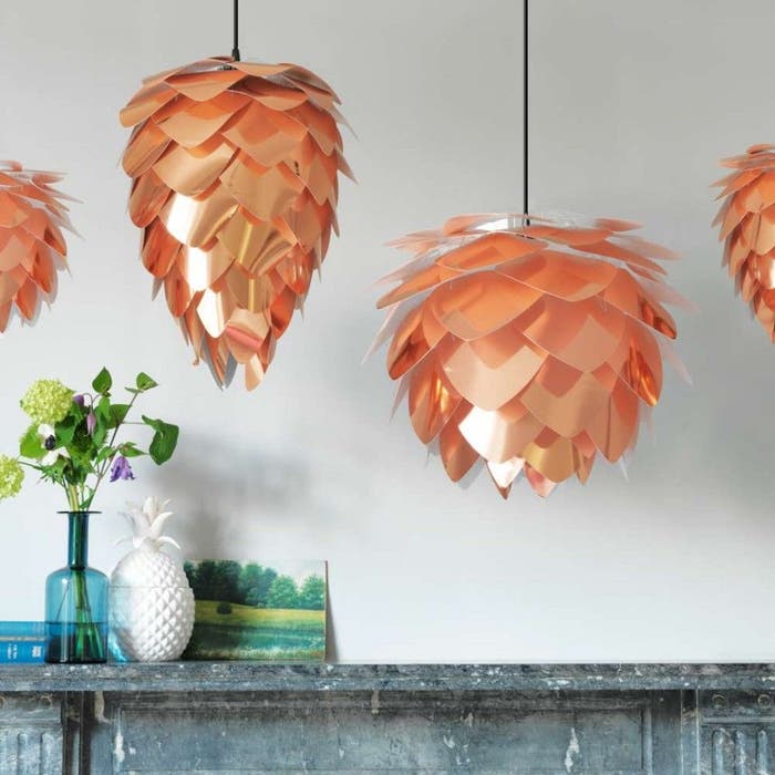 Silvia Mini hanglamp copper - met koordset zwart - Ø 32 cm - koper - artichok