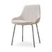 Nora-Isa eetkamerstoel beige gemêleerd - zwart onderstel