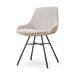 Noa-Isa eetkamerstoel beige gemêleerd - zwart onderstel