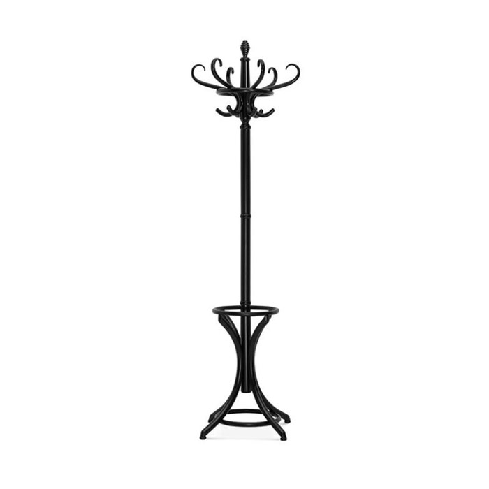 Alice houten staande kapstok zwart - 185 cm - thonet - klassieker - buighout