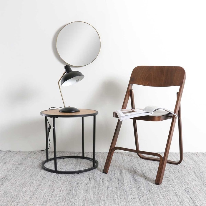 Flip houten klapstoel walnoot - vouwstoel - horeca - retro - inklapbaar
