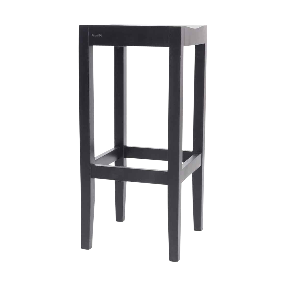 Julie houten barkruk zwart - 75 cm