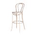 Vienna Thonet No. 18 houten barkruk whitewash - 75 cm