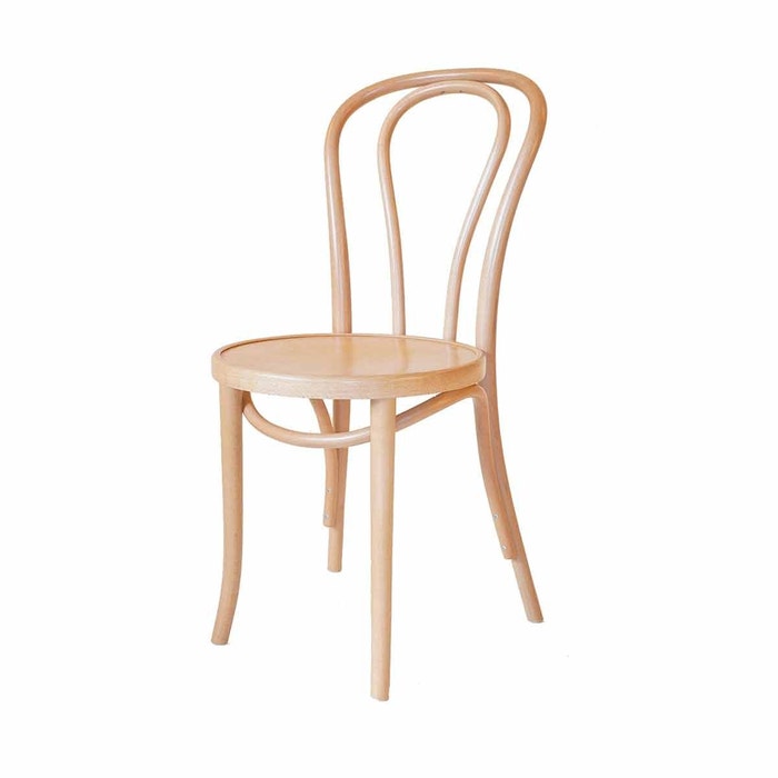 Vienna Thonet No. 18 houten bistrostoel naturel  - eetkamerstoel - design - eettafelstoel - bistro stoel - klassiek - cafe stoel