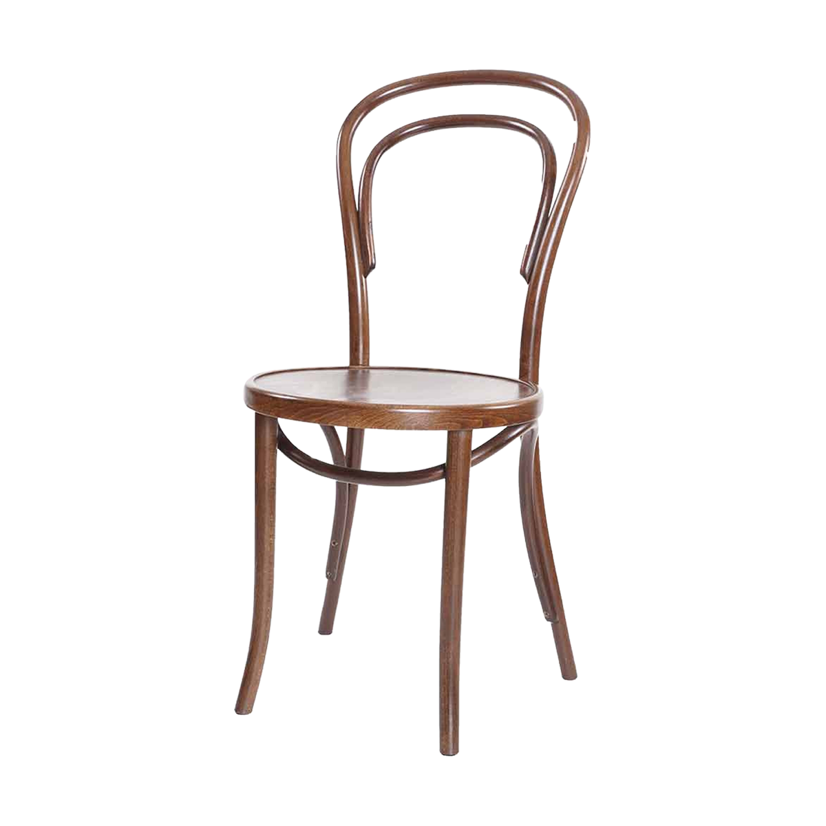 Vienna Thonet No. 14 houten bistrostoel walnoot