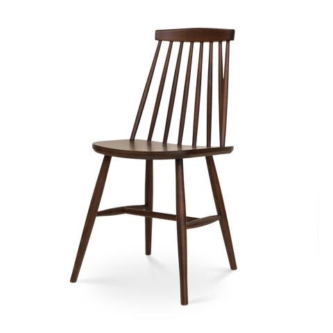 Filou houten spijlenstoel walnoot