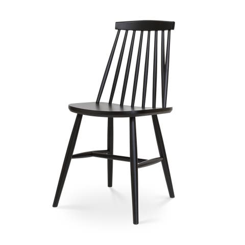 Filou houten spijlenstoel zwart