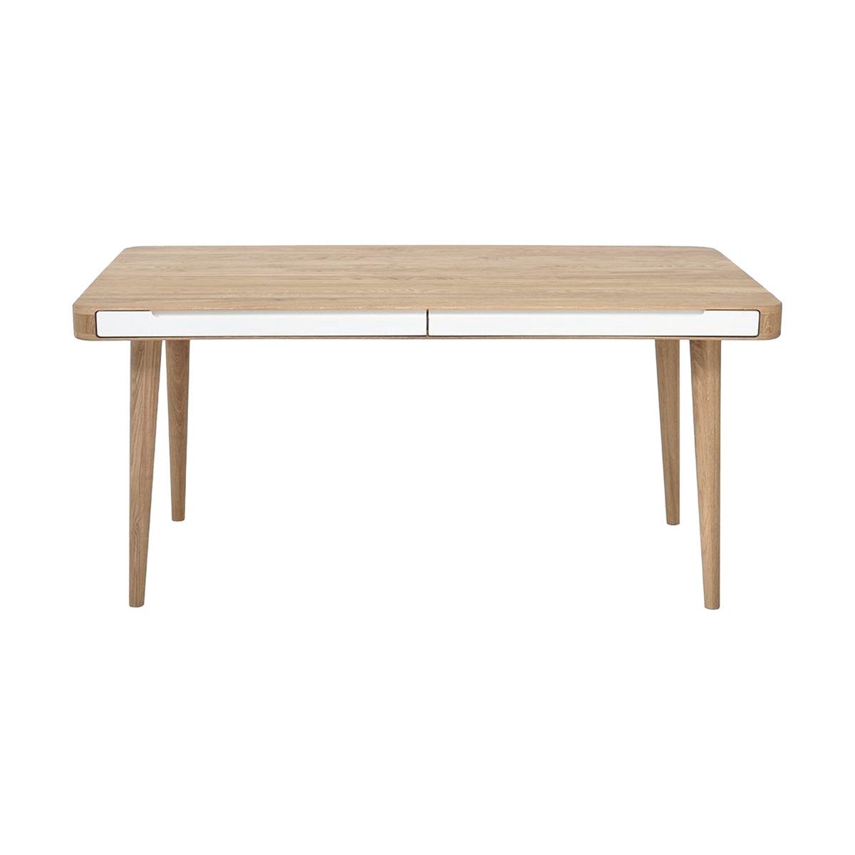 Ena table houten eettafel whitewash - 160 x 90 cm