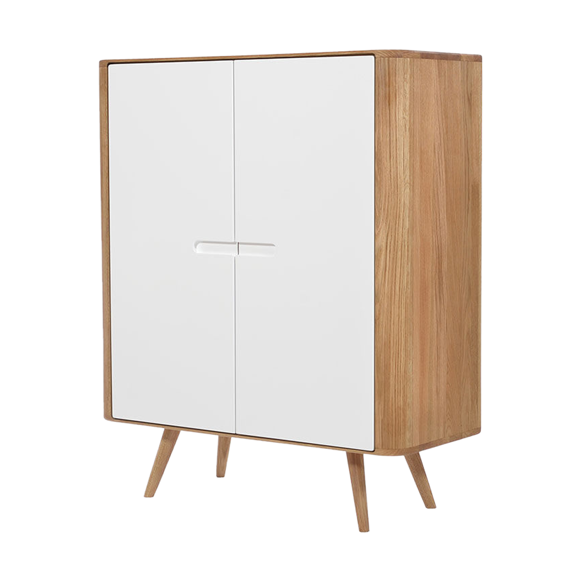 Ena cabinet houten opbergkast naturel - 90 x 110 cm