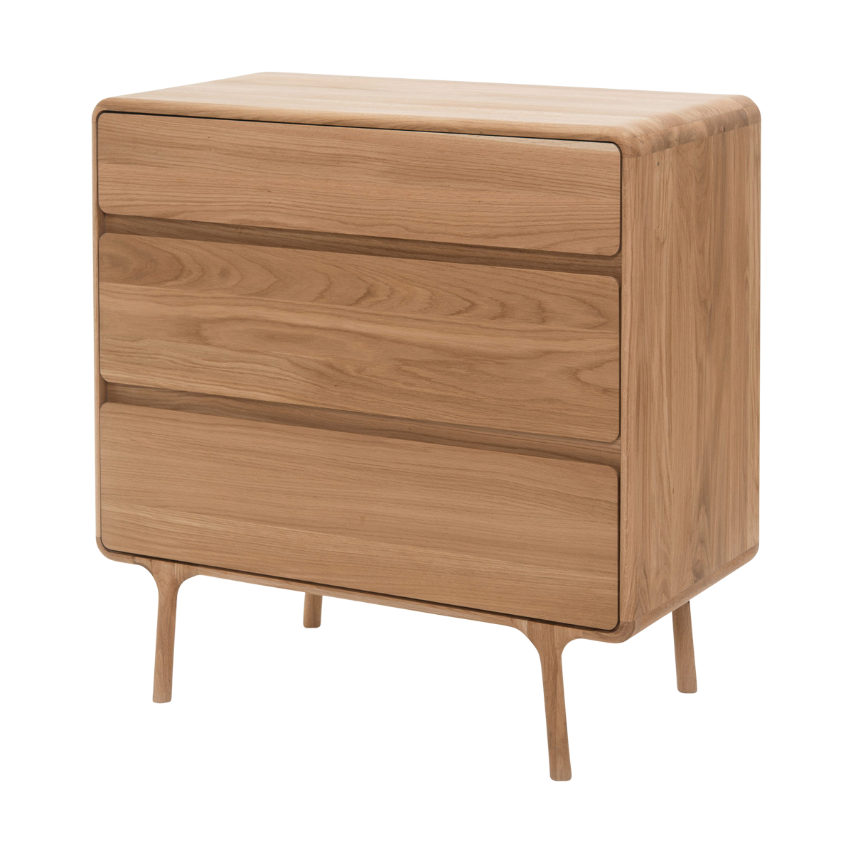 drawer houten ladekast naturel - x 90 Gewoonstijl
