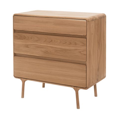 Fawn drawer houten ladekast naturel - 90 x 90 cm
