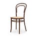 Vienna Thonet No. 14 houten bistrostoel walnoot - met rotan zitting