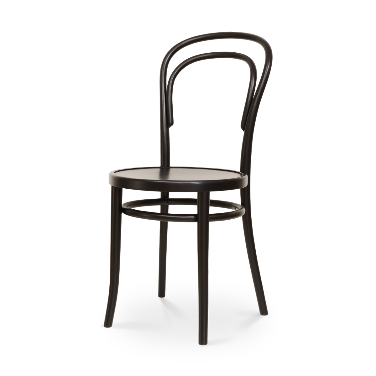 Vienna Thonet No. 14 houten bistrostoel zwart