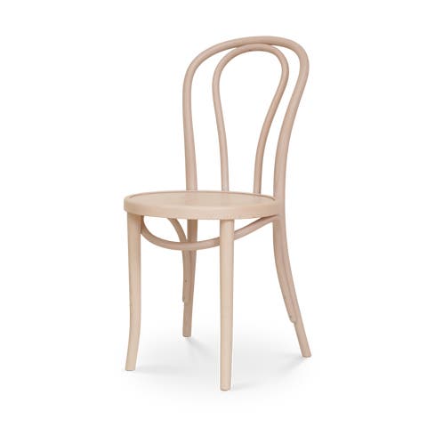 Vienna Thonet No. 18 houten bistrostoel whitewash