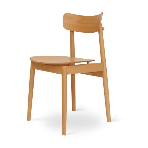 George houten eetkamerstoel naturel