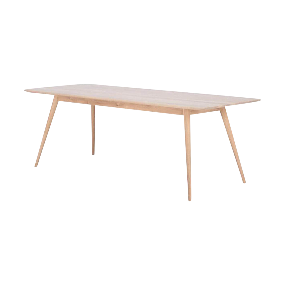 Stafa table houten eettafel whitewash - 200 x 90 cm