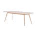 Stafa table houten eettafel whitewash - 200 x 90 cm