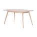 Stafa table houten eettafel whitewash - 140 x 90 cm