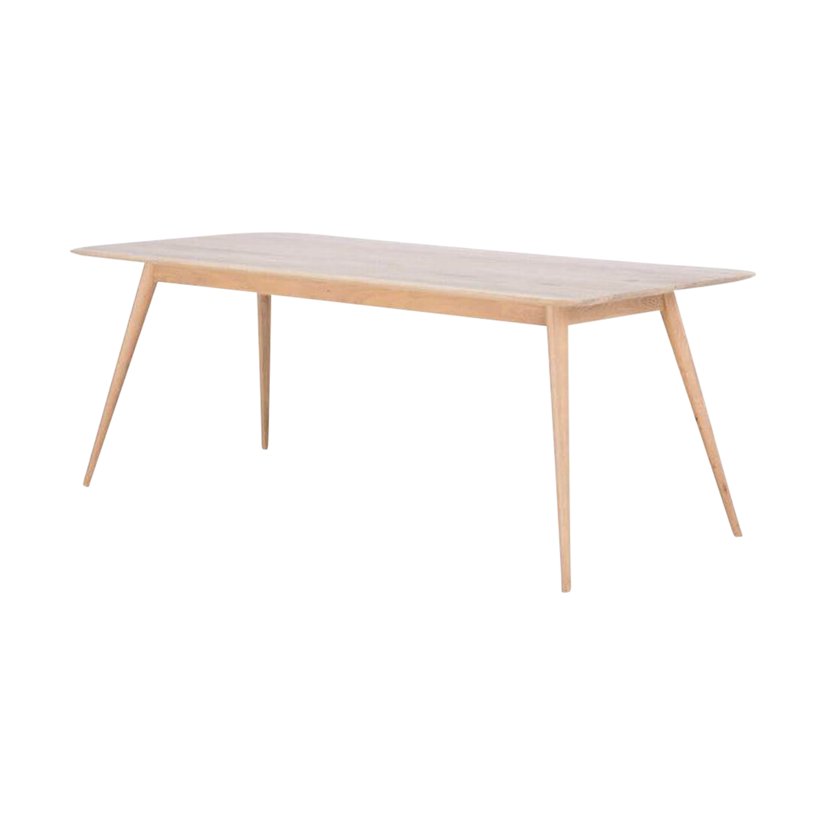 Stafa table houten eettafel whitewash - 160 x 90 cm