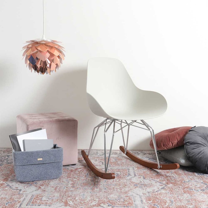 Valerie vloerkleed oranje - 300 x 200 cm - kleed - groot - woonkamer - slaapkamer - laagpolig - rood - gekleurd - kleurrijk